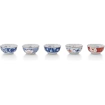 小石原焼　波佐見焼　陶器８点セット　和食器 Amazon｜西海陶器 波佐見焼 小鉢 八角 小付 染錦 絵変り 盆付 化粧箱入